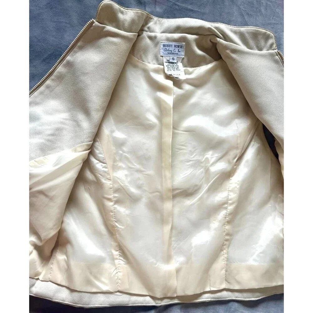 Vintage Hobby Horse Vest Womens S Western Show Rodeo Costume USA - Picture 6 of 8